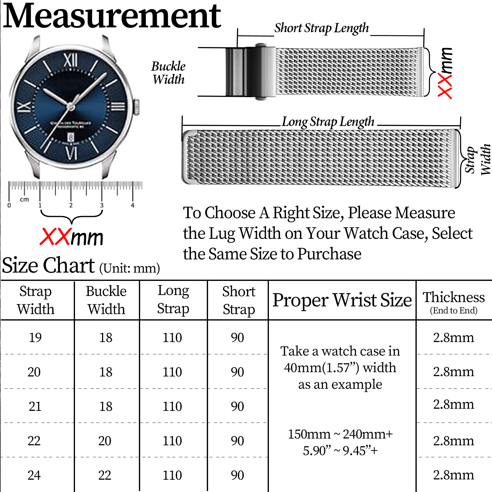 Size-Guide-for-Milanese-Mesh-Metal-Bands