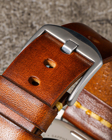 Rose Gold 316L Stainless Steel Watch Tang Buckle - Heavy Duty Square | Matte Brushed Finish