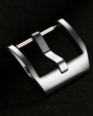 Silver Premium Reinforced 316L Stainless Steel Watch Buckle | Brushed & Polished Mix Finish