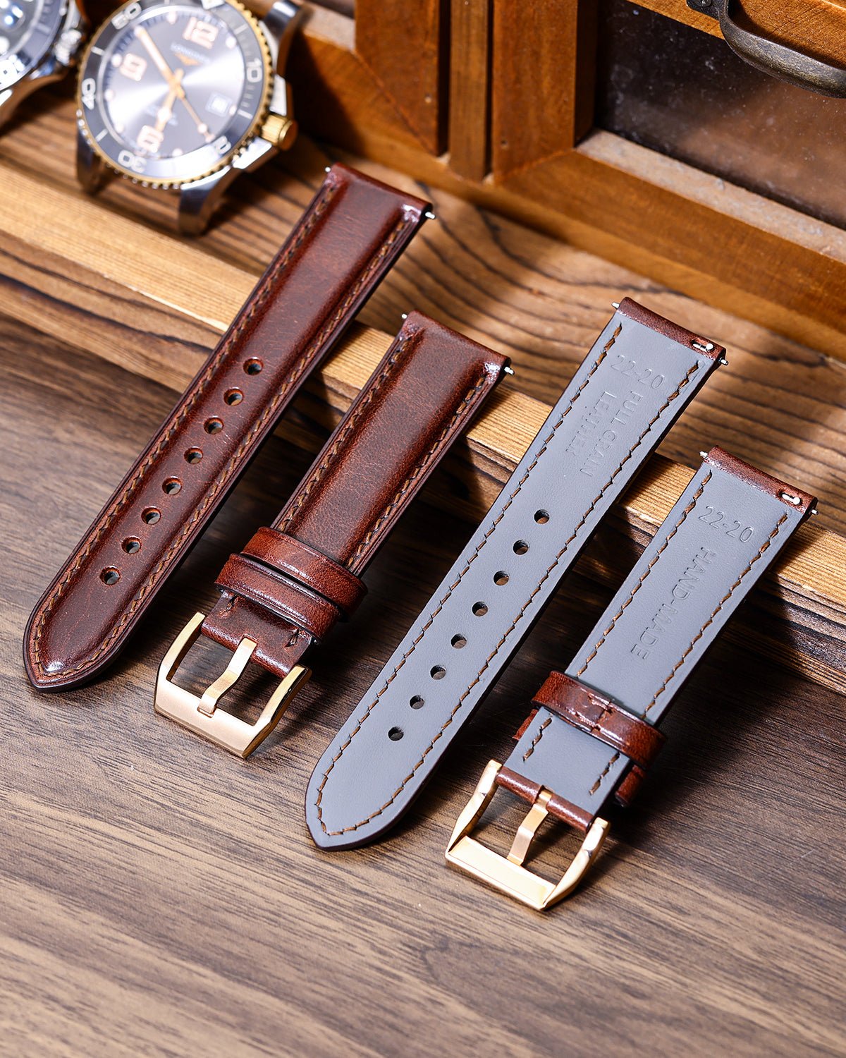 Coffee-RG-Tuscany-Leather-Straps