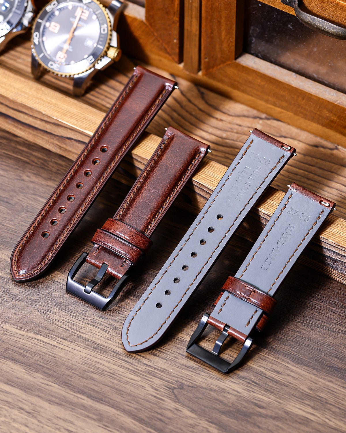 Coffee-B-Tuscany-Leather-Straps