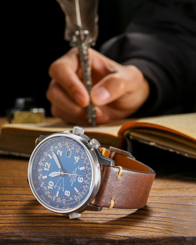 Coffee-Calfskin-Leather-Straps-2