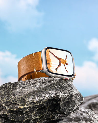 Cognac-Italian-Distressed-Calfskin-iWatch-Straps-2