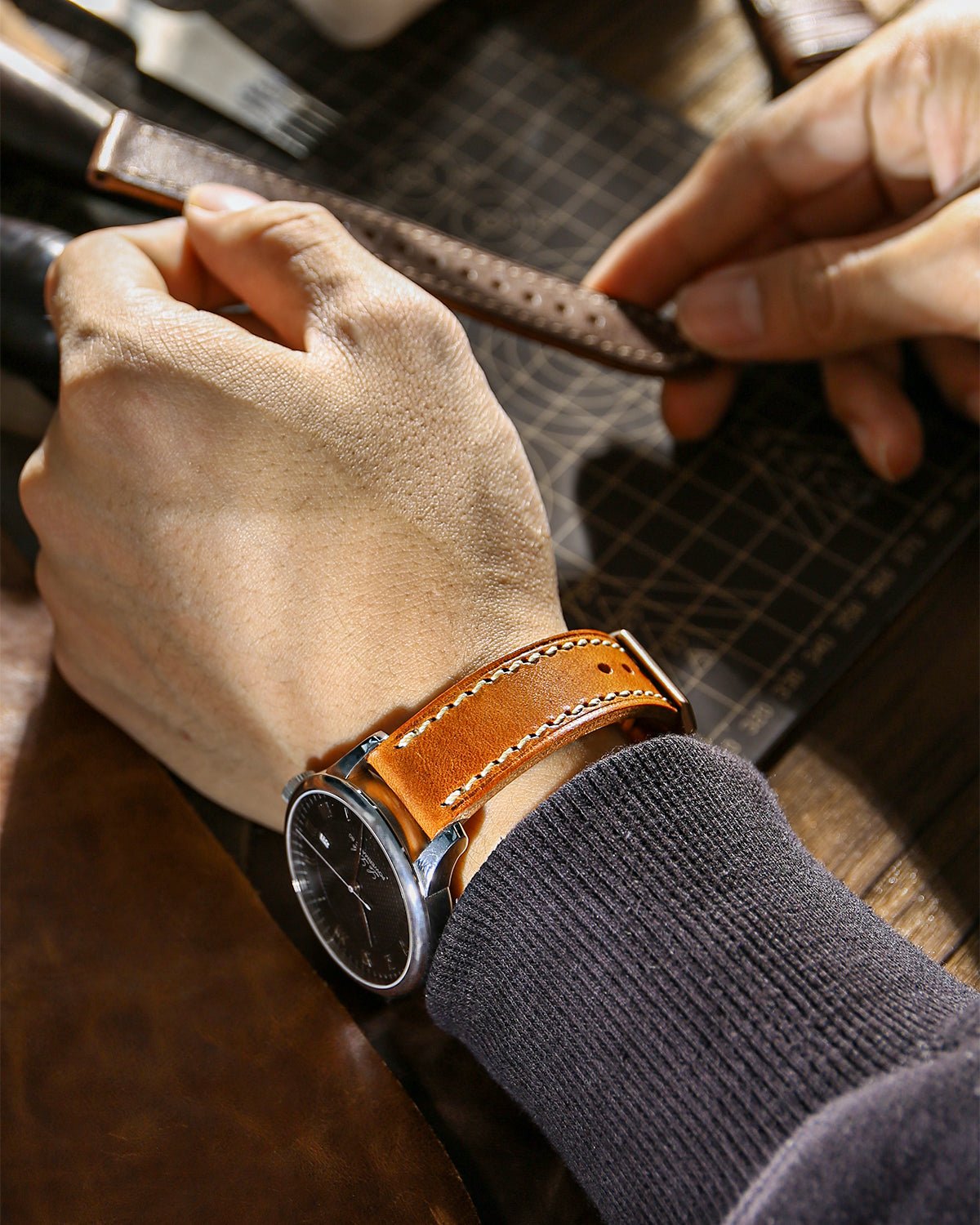 Cosmic-Orange-Italy-Soft-Calfskin-Watch-Strap-2