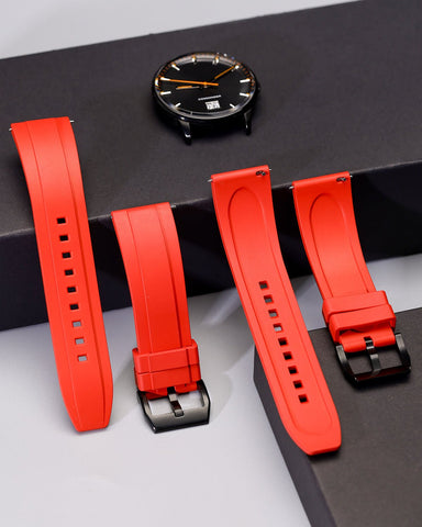 Red-B-FKM-Rubber-Watch-Strap-1