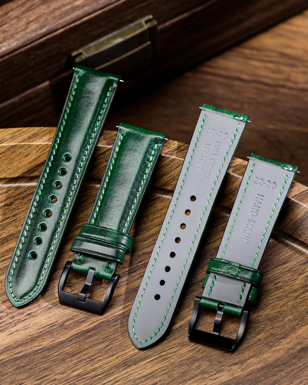 Green-B-Tuscany-Leather-Straps