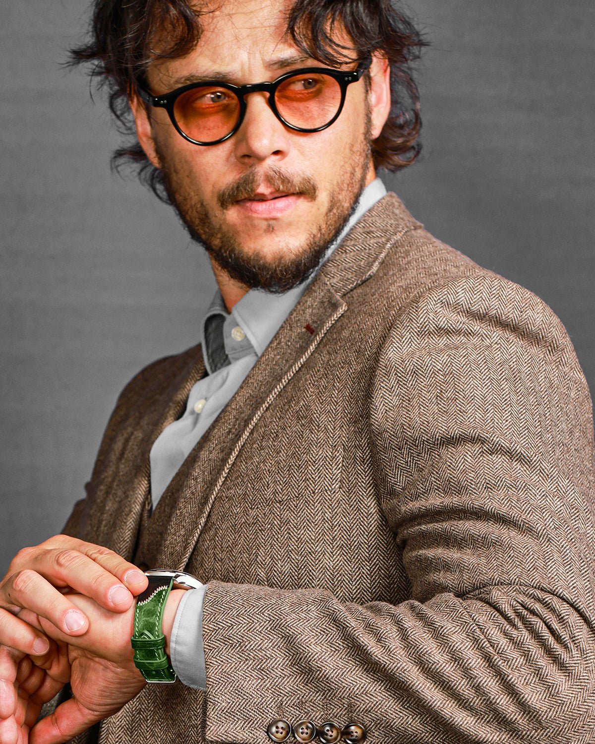 Green-Leather-Contrast-Strap-3