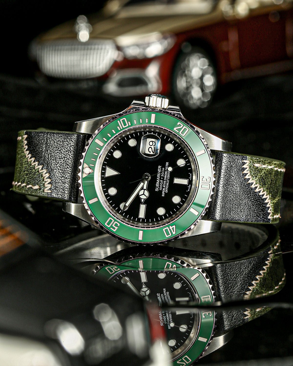 Green-W-Leather-Contrast-Strap-1