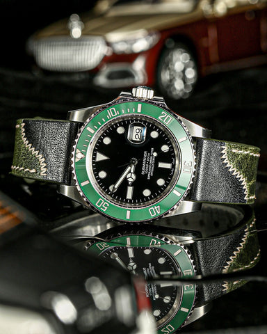 Green-W-Leather-Contrast-Strap-1