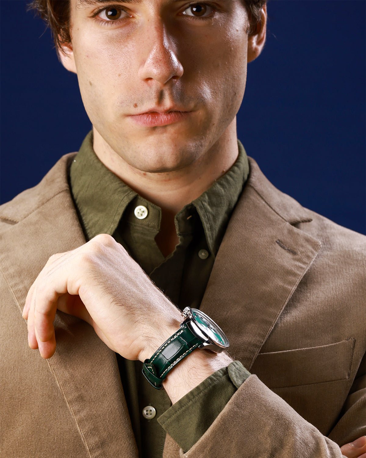 Alligator Grain Embossed for Green 1