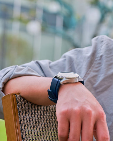 Blue-FKM-Rubber-Watch-Strap-3