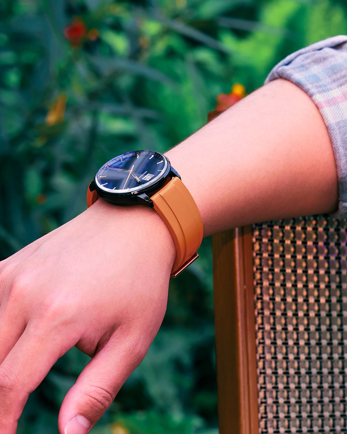 Brown-FKM-Rubber-Watch-Strap-3