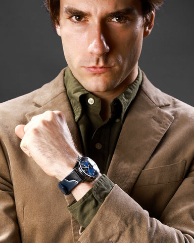 Blue-W-Polished-Contrast-Leather-Strap-2