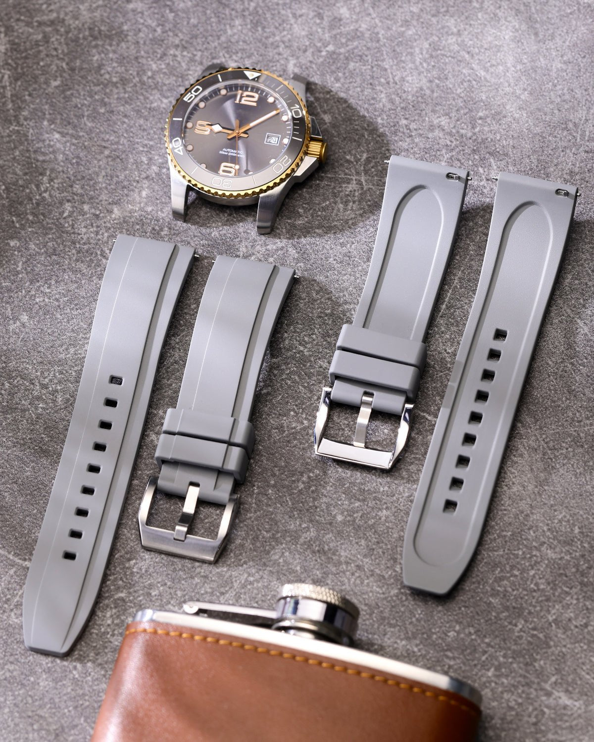 Gray-S-FKM-Rubber-Watch-Strap-1