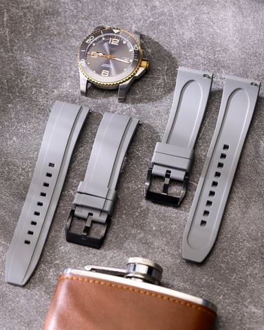 Gray-B-FKM-Rubber-Watch-Strap-1